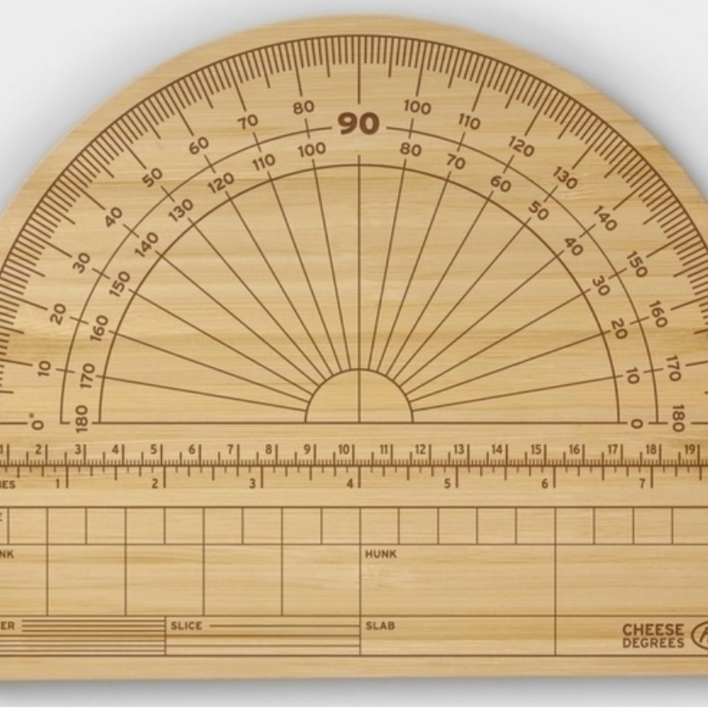 Fred Cheese Degrees Bamboo Cutting Board